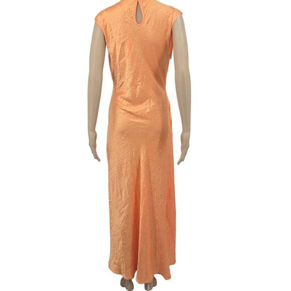 House of Harlow 1960 Peach High Neck Sleeveless Dress, Women's XL - Picture 4 of 13